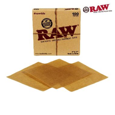 Raw Unrefined Parchment Squares