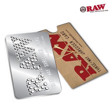 Raw Three Way Shredder Card