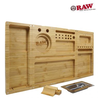 RAW Triple Flip Bamboo Rolling Tray