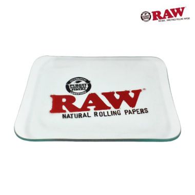 RAW Limited Edition Glass Rolling Tray (26.5cm x 32cm)