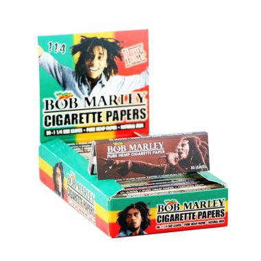 Bob Marley 1 1/4 Pure Hemp Rolling Papers