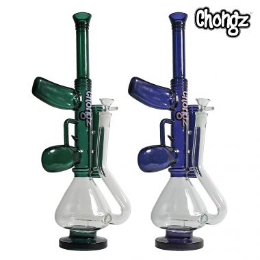 Chongz 'Eton Rifle' 45cm Glass Percolator Bong