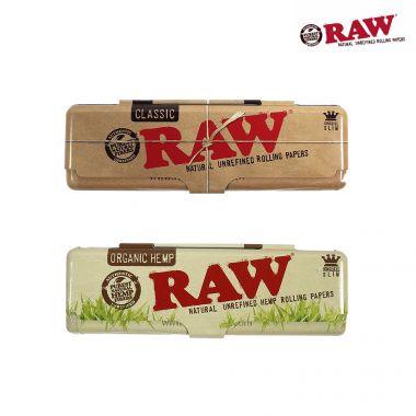 RAW Metal Kingsize Rolling Papers Case