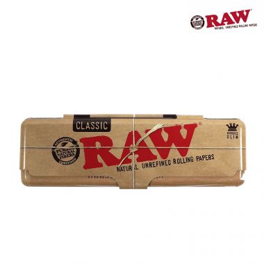 RAW Metal Kingsize Rolling Papers Case - Classic