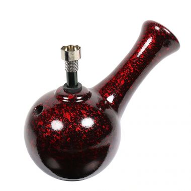 Round & Speckled Ceramic Bong