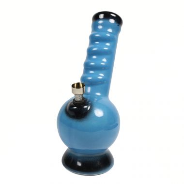 Ceramic Bubble Grip Handle Bong