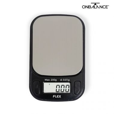 On Balance Flex Digital Mini Scale 200g x 0.01g - Black