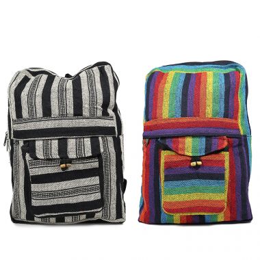 Woven Gheri Backpack