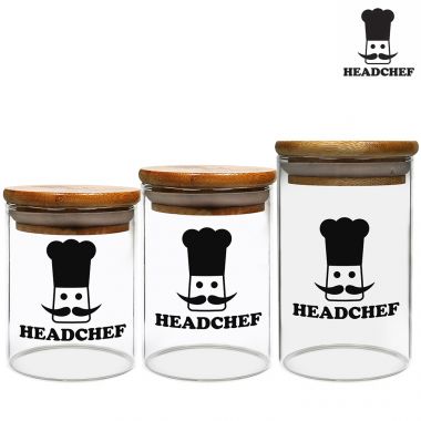 Headchef Glass Jar