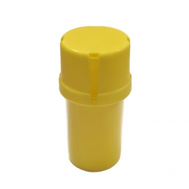 'Just Stash It' Airtainer/Grinder - Yellow