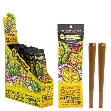G-Rollz Hemp Blunt Cones 2 Pack - Honey Buzz