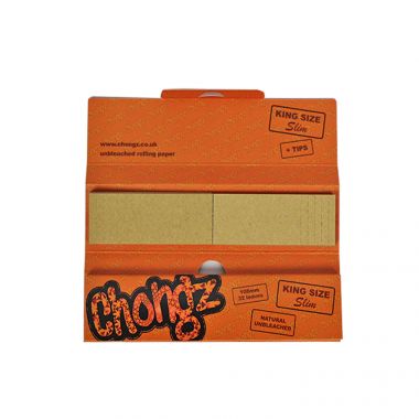 Chongz Orange KSS Natural Unbleached Papers with Tips