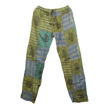 Patchwork Dark Army Trousers
