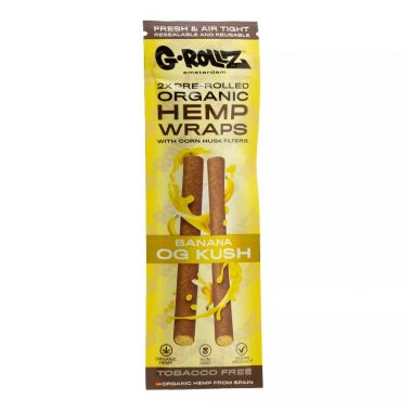 G-Rollz Organic Hemp Wraps - Banana OG Kush