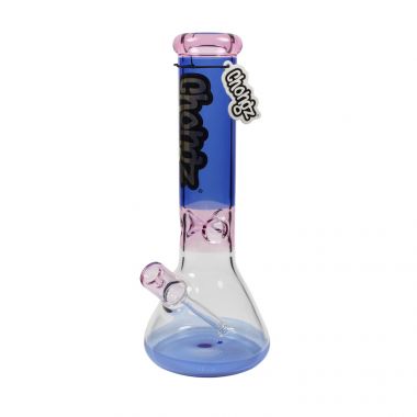 Chongz 30cm 'Beef Galore' Glass Bong - Pink/Blue