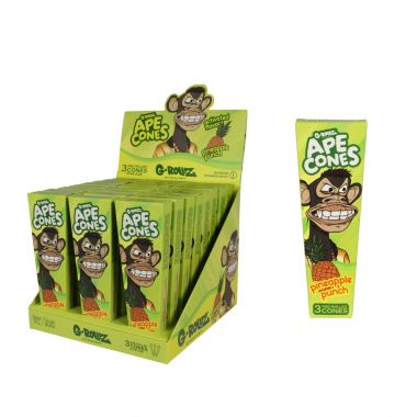 G-ROLLZ Army of Apes Pop Flavour Activated KS Cones (3-Pack) - Pineapple Punch