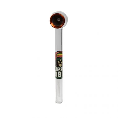 CoolKrew/Dread Herb 13cm Glass Pipe with Aluminium Bowl
