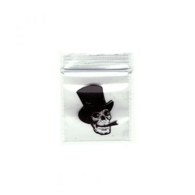 Picture Button Bags - 45mm x 45mm Skull