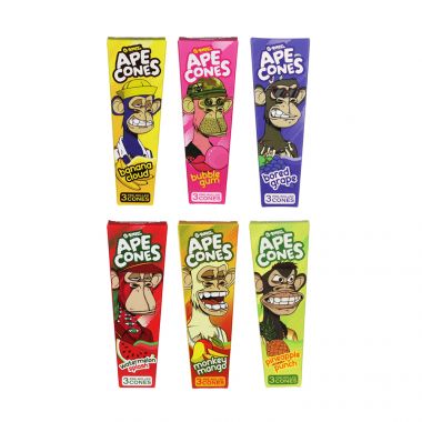 G-ROLLZ Army of Apes Pop Flavour Activated KS Cones (3-Pack)