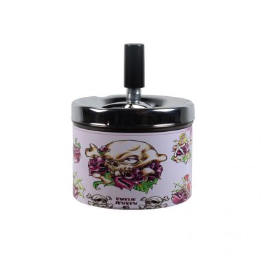 Spinning Ashtrays - Skulls & Roses