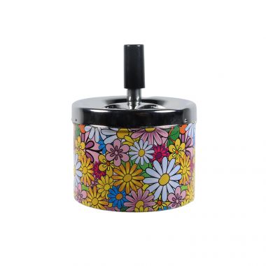 Spinning Ashtrays - 60s Daisies
