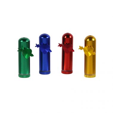 Plain Rounded Metal Snuff Bullet