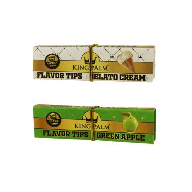 King Palm Kingsize Slim Papers with Flavour Tips