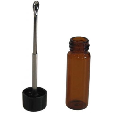 Telescopic Spoon Snuff Bottle - Brown