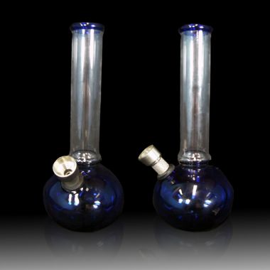 Mini Coloured Glass Bubble Bong GRS137