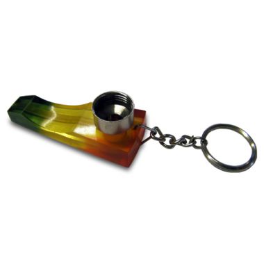 Keyring Rasta Pipe