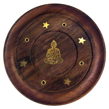 Embossed Incense Coasters - Buddha