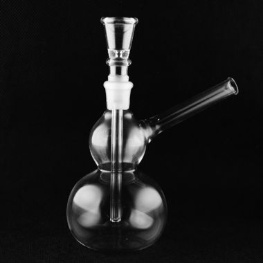 Double Bubble Glass Flume Bong (PGWP- 27)