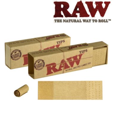 RAW Gummed Perforated Tips