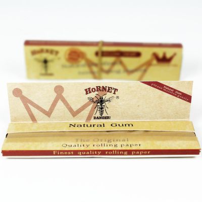 BLACK Details about   HORNET 24Booklet King Size Organic Tobacco Rolling Paper With Filter Tip 
