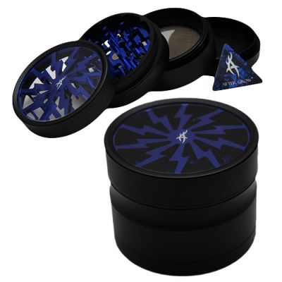 Grinder After Grow Thorinder 4 Pezzi 6,4 Cm - Lega Di Alluminio Con Denti Teeth-Tec, Chiusura Magnetica E Coperchio Antigraffio, Verde
