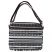 Woven Laptop Bag - Black & White