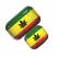 Image 1 of Rasta Leaf Rolling Tray 