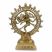 Brass Lord Shiva Statuette - 23cm - Gold