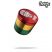 Chongz 'Tom Cruzer' 56mm 4-Part Sifter Grinder - Rasta