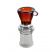 Ice Queen Female Glass Bead Handle Bowl - 18.8mm - Amber
