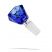 Male 14.5mm Glass Hexagon Crystal Bowl - Blue