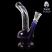 Image 1 of Cool Krew Curved 20cm Half Coloured Glass Bong
