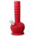 Silicone Round Base Bong - Red