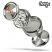 Chongz 'Big Ed' 60mm 4-Part Sifter Grinder - Silver