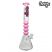 Chongz 40cm 'Envy Breeds Desire' Glass Bong - Milk Pink