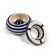 Image 2 of Round Duo Stripes Ceramic Ashtray