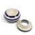 Image 5 of Round Duo Stripes Ceramic Ashtray