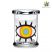 420 Classic Pop Top Jar Woke Rainbow Eye - Medium