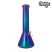 Image 1 of Chongz 'Oil Slick' 32cm Glass Rainbow Bong