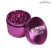 Image 2 of Elements 65mm 4-Part Pink Metal Sifter Grinder